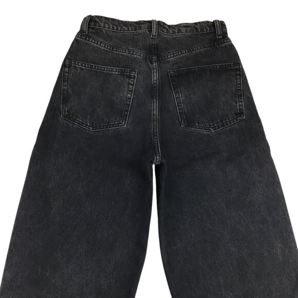 We the Free Womens Denim Wide Leg Jeans Mid-Rise Crop Size 26 - Picture 5 of 10